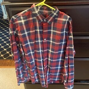 Jcrew Long Sleeve XL Red and Black